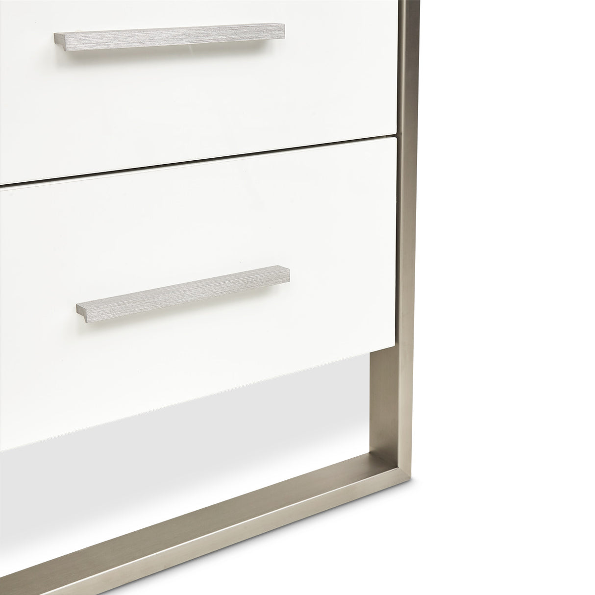 Marquee Cloud White 7-drawer Vertical Chest from Michael Amini - Luna Furniture