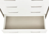 Marquee Cloud White 7-drawer Vertical Chest from Michael Amini - Luna Furniture