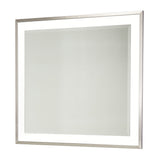 Marquee Cloud White Wall Mirror from Michael Amini - Luna Furniture