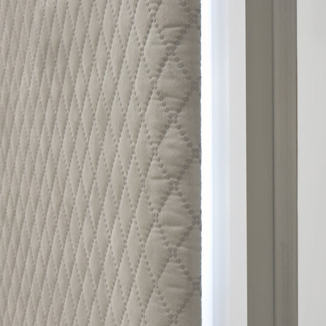 Marquee Cloud White Eastern King Panel Bed With Led Lighting from Michael Amini - Luna Furniture