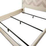 Silverlake Village Washed Oak Queen Panel Bed (3 Pc) from Michael Amini - Luna Furniture