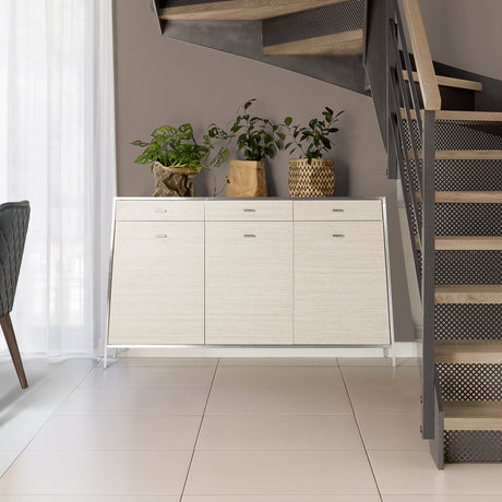 Silverlake Village Washed Oak Sideboard from Michael Amini - Luna Furniture