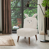 A La Carte Capri Bunny Slipper Chair from Michael Amini - Luna Furniture