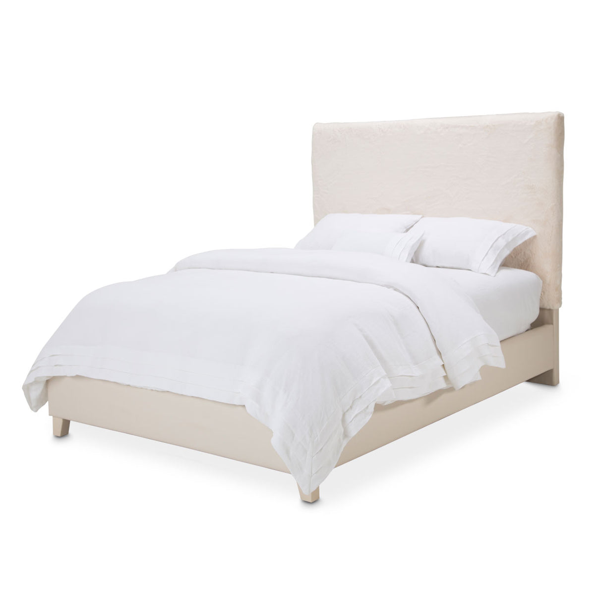 A La Carte Emerson Uholstered Bed (2 Pc) from Michael Amini - Luna Furniture