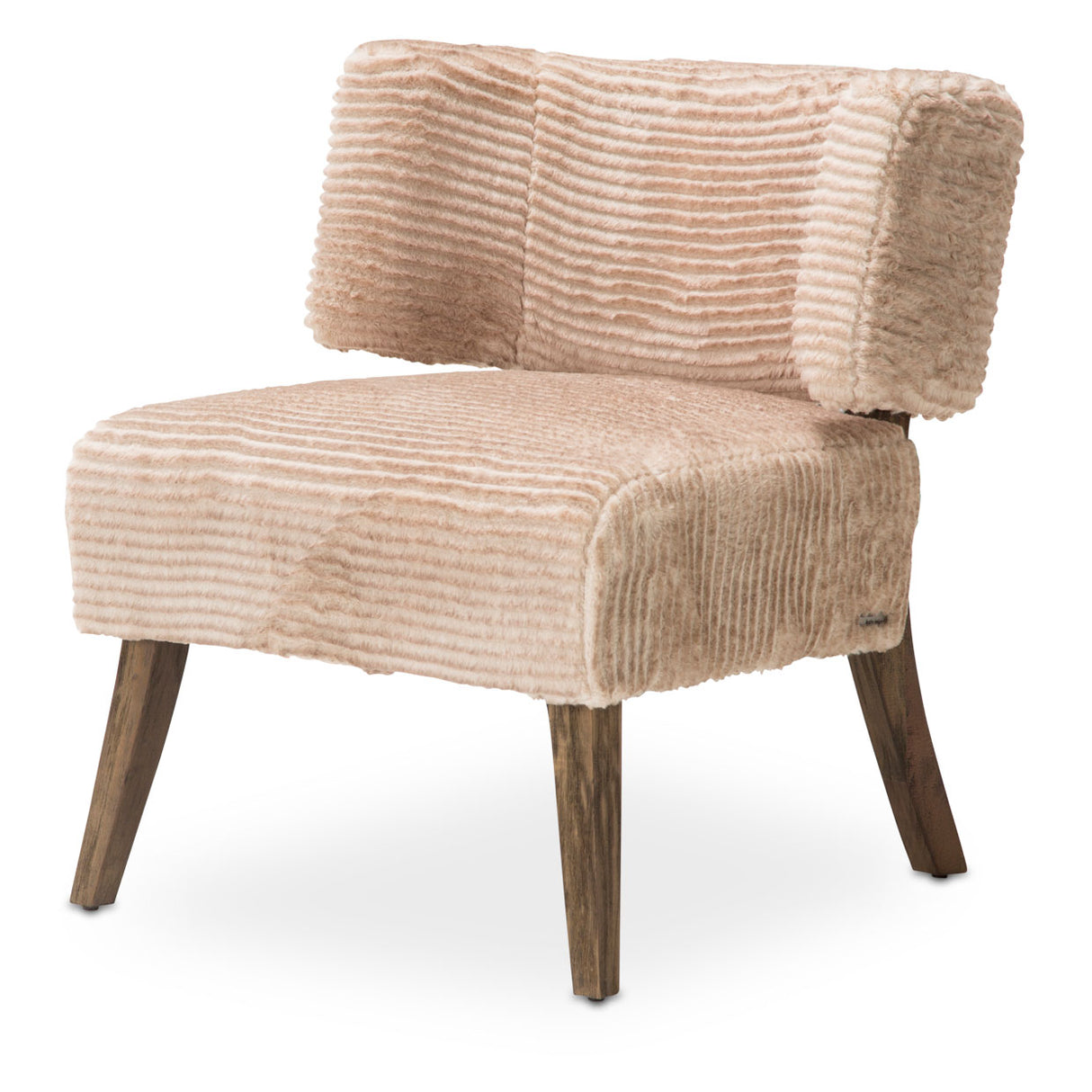 A La Carte Boardwalk Faux-fur Accent Chair from Michael Amini - Luna Furniture