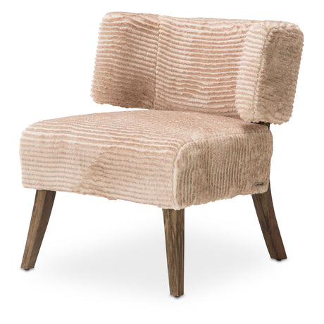 A La Carte Boardwalk Faux-fur Accent Chair from Michael Amini - Luna Furniture