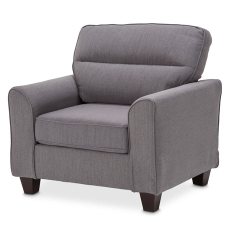 A La Carte Light Espresso Millenial Chair Graphite from Michael Amini - Luna Furniture