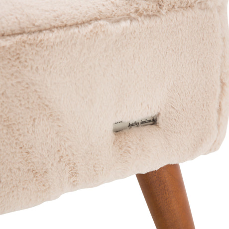 A La Carte Capri Puppy Slipper Chair from Michael Amini - Luna Furniture