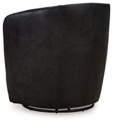 Kierreys Midnight Swivel Chair from Ashley - Luna Furniture