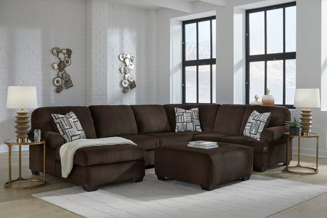 Kimlee Chocolate 3-Piece LAF Sectional from Ashley - Luna Furniture