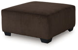 Kimlee Chocolate Oversized Accent Ottoman from Ashley - Luna Furniture