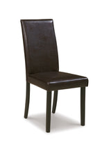 Kimonte 2-Piece Dining Room Chair in Dark Brown from Ashley - Luna Furniture