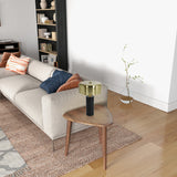 Kinetic Table Lamp - Gold outer and White inner from Ashcroft Furniture - Luna Furniture