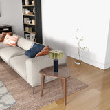 Kinetic Table Lamp - Gold outer and White inner from Ashcroft Furniture - Luna Furniture