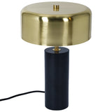 Kinetic Table Lamp - Gold outer and White inner from Ashcroft Furniture - Luna Furniture