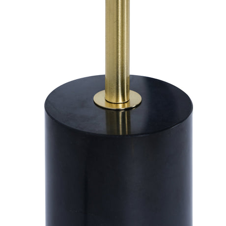 Kinetic Table Lamp - Gold outer and White inner from Ashcroft Furniture - Luna Furniture