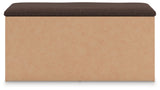 Kinlanni Tan/Brown Bedroom Storage Bench from Ashley - Luna Furniture