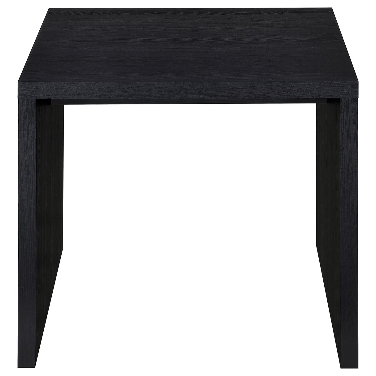 Knapp Black Square Side End Table from Coaster - Luna Furniture