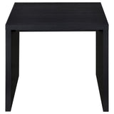 Knapp Black Square Side End Table from Coaster - Luna Furniture