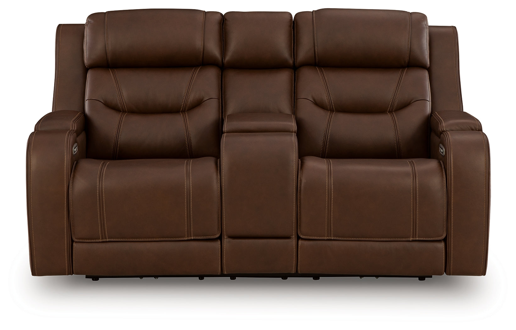 Knightington Sofa and Loveseat in Brown – Luna Furniture