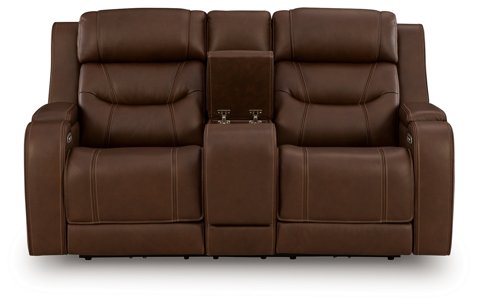 Knightington Sofa and Loveseat in Brown – Luna Furniture