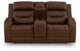 Knightington Sofa and Loveseat in Brown from Ashley - Luna Furniture