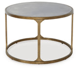 Korajane Antique Gold Coffee Table from Ashley - Luna Furniture