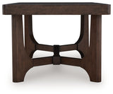 Korestone Dark Brown Coffee Table from Ashley - Luna Furniture