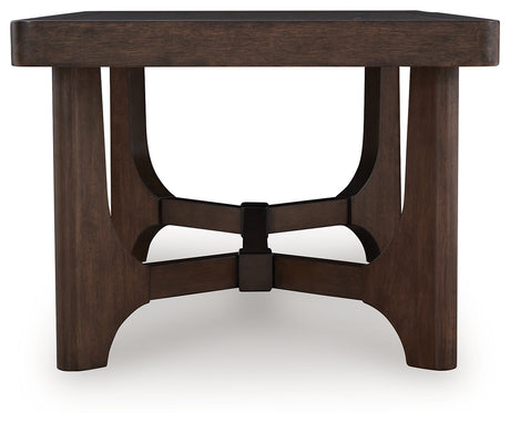 Korestone Dark Brown Coffee Table from Ashley - Luna Furniture