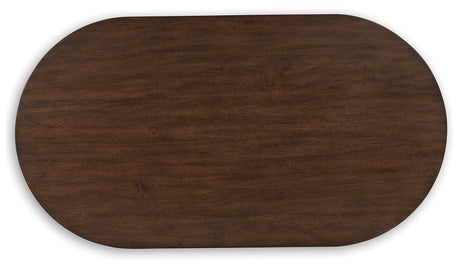 Korestone Dark Brown Coffee Table from Ashley - Luna Furniture