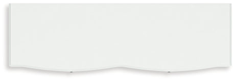 Kozlani Full Upholstered Panel Storage Bed with Dresser in White from Ashley - Luna Furniture