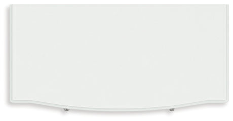 Kozlani Twin Upholstered Panel Storage Bed with Dresser and Chest in White from Ashley - Luna Furniture