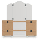 Kozlani Vanity, Mirror and Stool from Ashley - Luna Furniture