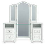 Kozlani Vanity, Mirror and Stool from Ashley - Luna Furniture