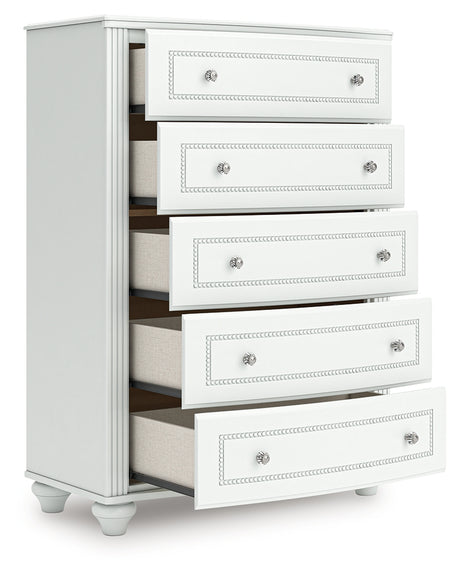 Kozlani White Chest of Drawers from Ashley - Luna Furniture