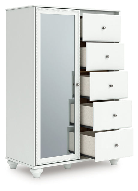 Kozlani White Dressing Chest from Ashley - Luna Furniture