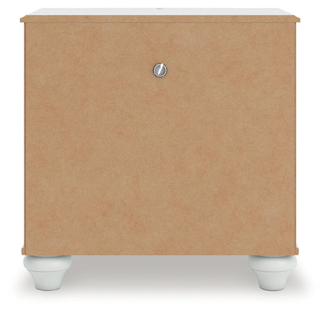Kozlani White Nightstand from Ashley - Luna Furniture