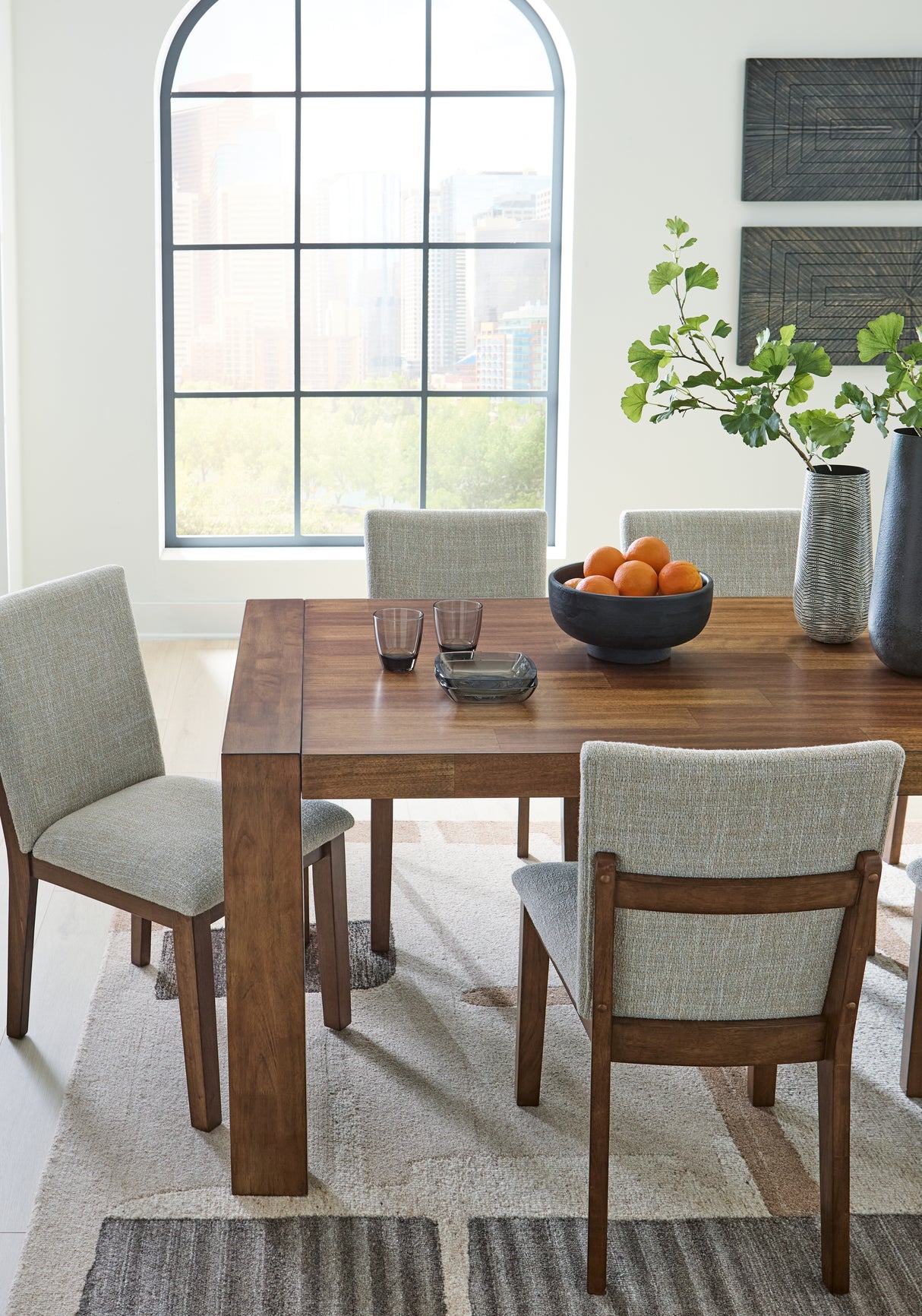 Kraeburn Dining Table and 4 Chairs in Brown from Ashley - Luna Furniture