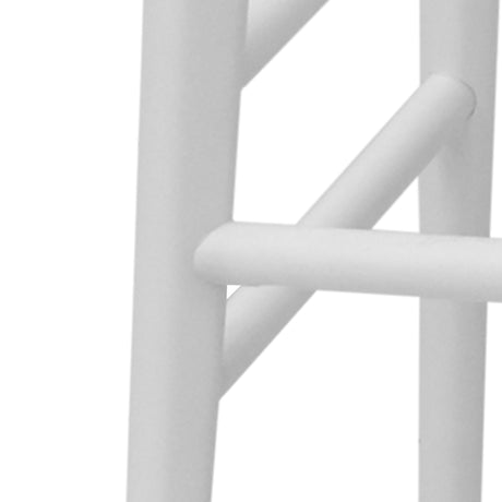 Hilton 24″ Backless Counter Stool, White from Steve Silver - Luna Furniture