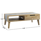 Calgary Sintered Stone Inlay Coffee Table from Steve Silver - Luna Furniture