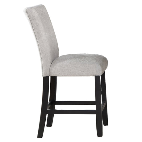 Artemis Gray Chenille Counter Height Chair, Set of 2 from Steve Silver - Luna Furniture