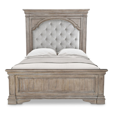 Highland Park Waxed Driftwood Queen Bed from Steve Silver - Luna Furniture