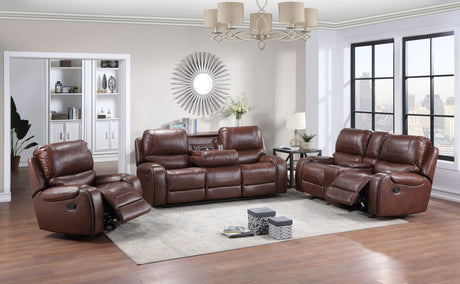 Keily Brown Manual Swivel Glider Recliner from Steve Silver - Luna Furniture