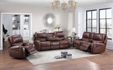 Keily Brown 3-Piece Manual Reclining Living Room Set from Steve Silver - Luna Furniture