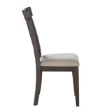 Napa Dusky Cedar/Natural Side Chair, Set of 2 from Steve Silver - Luna Furniture