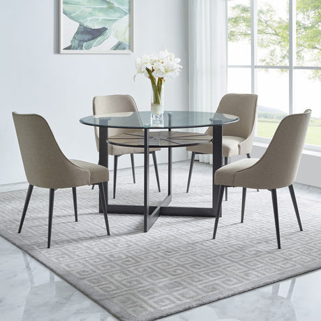 Olson Side Chair, Khaki, Set of 2 from Steve Silver - Luna Furniture