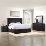 Henry 65″ 6-Drawer Reeded Dresser, Espresso Finish from Steve Silver - Luna Furniture
