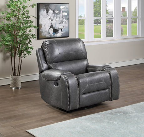 Keily Gray 3-Piece Reclining Living Room Set from Steve Silver - Luna Furniture