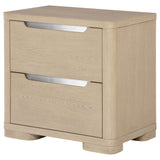 Ladera Light Elm 2-Drawer Nightstand from Coaster - Luna Furniture