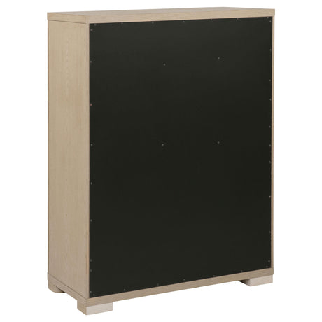 Ladera Light Elm 5-Drawer Bedroom Chest from Coaster - Luna Furniture